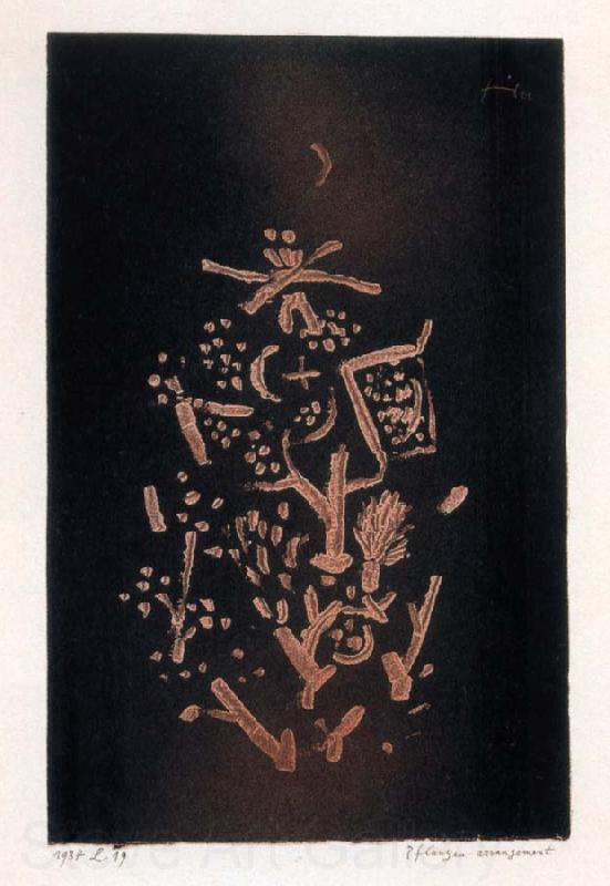 Paul Klee Arrangement of plants